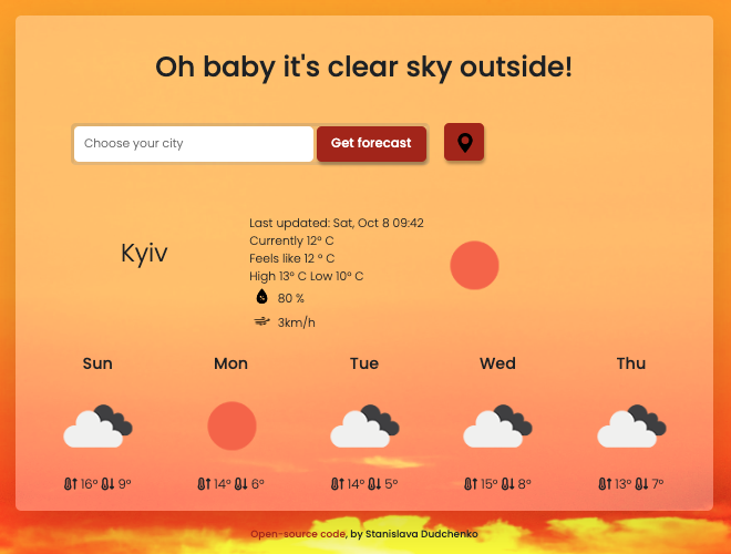 JS weather app